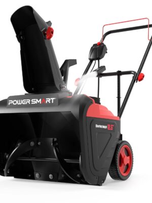 S20c0b4ed4c4e43d68ae524e8fe771dd1Z.jpg PowerSmart 15A Electric Snow Thrower, 21" Snow Blower with 180° Chute, LED Light, Lightweight for Yard, Driveway & Sidewalk