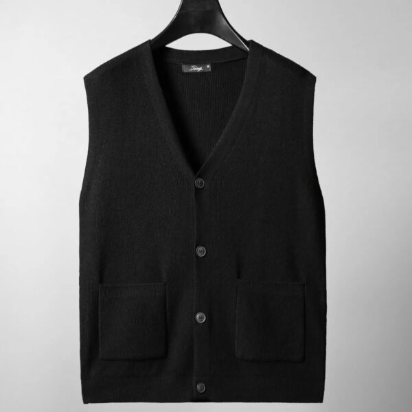 S214456f148b646fdbc3dd281a0efb5e8F.jpg Large knitted sweater, men's new cardigan vest, autumn and winter large loose fat sweater.