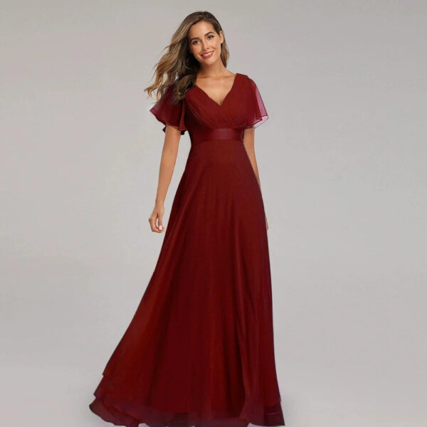 S215351d01fc84ceaa6bb92c2a9ffe5d3z.jpg Women's Long Dresses Elegant Green Tulle Evening Dress with Sequins Plus Size Formal Party Gown