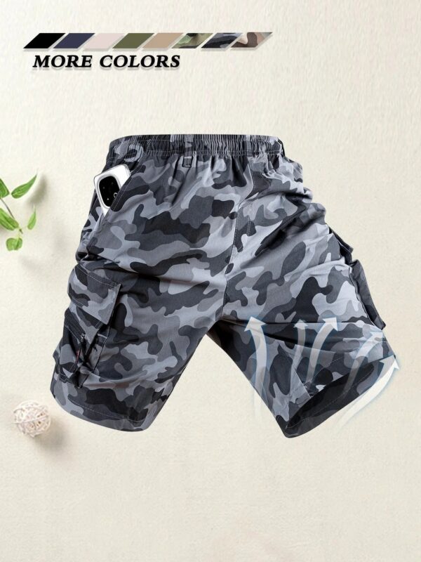 S2179abfc4ce64ae382ac9032c060782fk.jpg Men's Cargo Shorts Multi Pocket Casual Sports Summer Bermuda Shorts Loose Outdoor Travel Comfortable Durable Men Short Pants
