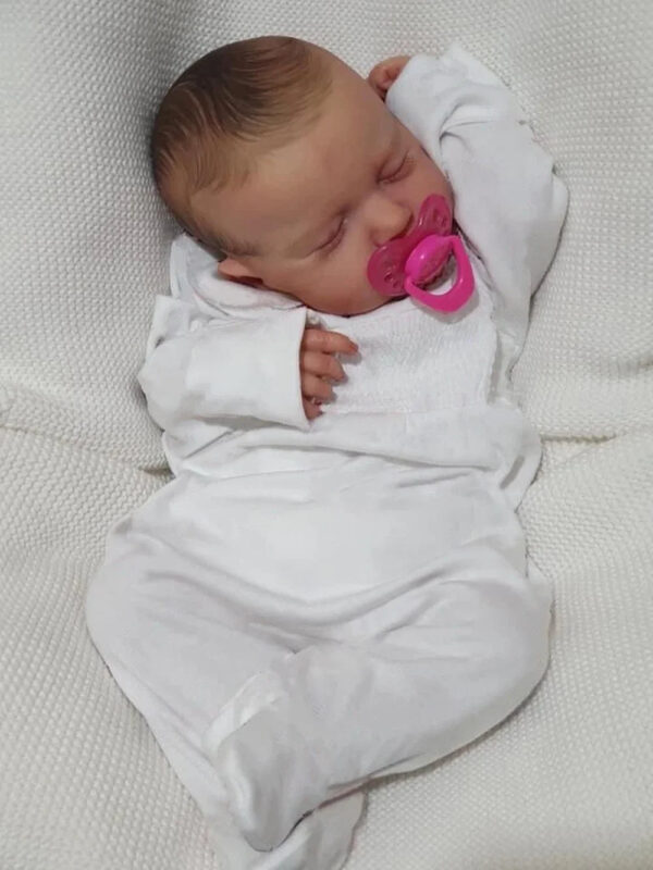 S219e166f098a44e7ba6553fe9c416a7dN.jpg 19inch Bebe Doll Sleeping Loulou Newborn Size Baby Doll Reborn Baby Dolls Hand-painted 3D skin multiple Layers Visible Veins