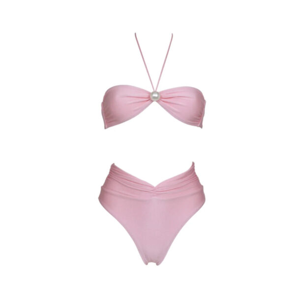 S22f5d13866e144d9ad767939264015a6C.jpg High Waist Bikinis 2025 Sexy Women Swimsuit Swimwear Female Bikini Set Bandeau Biquini Bathing Suit Swimming Suits Beachwear