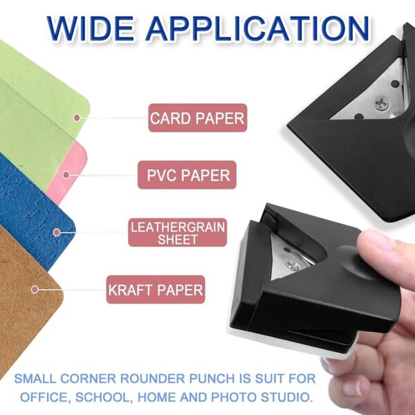 Card Corner Rounder R4 Corner Rounder Portable Paper Trimmer Cutter For Photo Cutting Craft Scrapbooking Office School Supplies