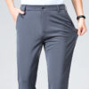 S2390ee36c2cb419aa8d03fae2ea048bda.jpg Summer Autumn Thin Trousers Men Formal Dress Suit Pants Work Pants Quality Business Casual Pants Black Wine Red Long Pants