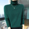S23f2847510b7452cb2747a2f59f2a401F.jpg Autumn And Winter New 100% Pure Mink Cashmere Sweater Women's Pile Collar Pullover Slim Sweater Knitted Bottoming Shirt