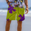 S24ab7b7cdfcb47d596659c4db1495530z.jpg Fashionable New Youth Popular Sweatpants Simple Men's Five-Quarters Thin Loose Seaside Vacation Summer Casual