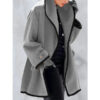 S24ad19616c5c4a0993fc48d6be5aaeccs.jpg Women's Autumn And Winter Coat Autumn Winter Long Sleeve Casual Outwears Fashion Women Solid Loose Jacket Hoodies Sweatshirts