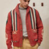 2026 Men's Autumn Winter Sweater Vintage Jacquard Long Sleeve Lapel Knitwear Men Clothes Casual Cardigan Outside Warm Jacket