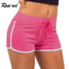S25960d4aeea84707a363605e5e117e3f7.jpg 1pc Women Sports Yoga Shorts Skinny Patchwork Casual Tight Shorts Fashion Sexy Summer Girls Running Short Pants Gym Hip Training