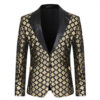 S25b101ebdc63474d9a73998976eef3cds.jpg Fashion Men Luxurious Sequin Plaid Suit Jacket Gold / Silver Singer Host Stage Party Loose Dress Blazer Coats