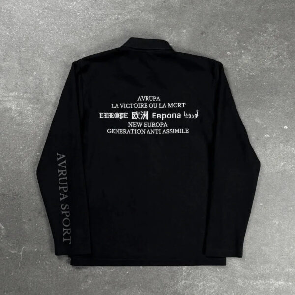S25d8b4583f2d48a891a177edd90142cdV.jpg Retro Long Sleeve Polo Shirt Y2k Casual Loose Letter Pattern Embroidery T Shirts Street Sweatshirt Men Cotton Jersey Lapel Golf