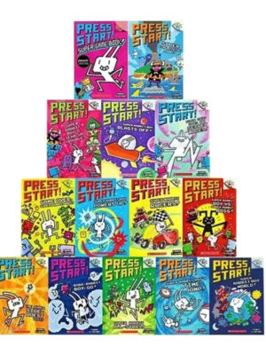 S265c6ce1ca05479081929c1b6dcdffe8H.jpg New 14 Books/set English Press Start!Super Rabbit Boy Reading Edition Scholastic Branches Children Cartoon for Kid Books