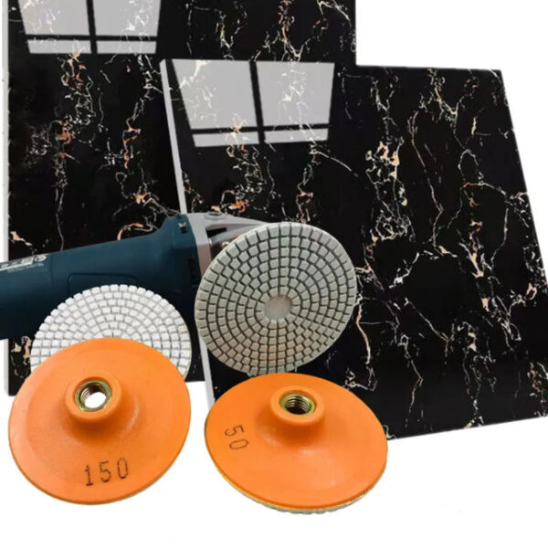 S266a55123fb744cb95b16c0b649cd5a4y.jpg 100mm M14 Angle Grinder Ceramic Tile Trimming Polishing Disc Dry Polishing Marble Porcelain Granite Chamfering Grinding Edge.