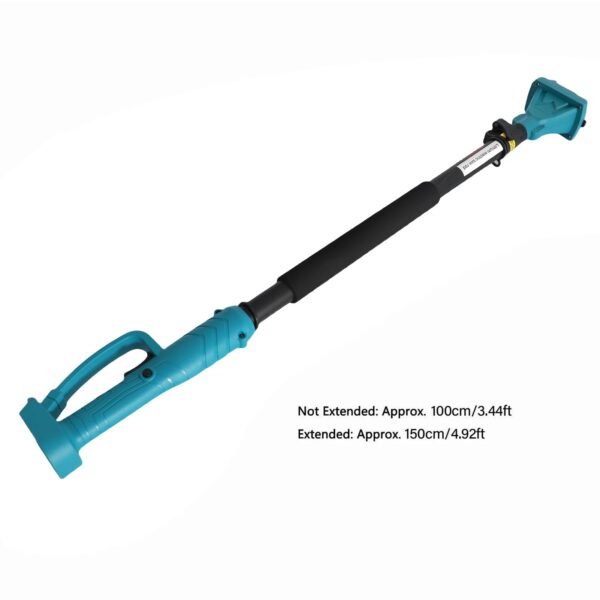 S2700f99af2334c429e71966fa4d86b95l.jpg 1.5m Cordless Pruner Extension Pole Tree Pruner Telescopic Pole Rotating Head Versatile 3.44 Ft To 4.92 Ft Blue for Garden