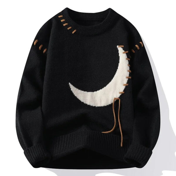 S273fc1228b0348f8a4218d2898ced26b1.jpg New Fashion Men Streetwear Sweaters Knitted Pullovers Man O-neck Loose Casual Sweaters Quality Male Pullovers Winter Clothing 4X
