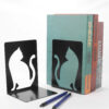S27622eda0f024b1eb87c1bcbb0f566de9.jpg Beautiful Cat Book Ends for Shelves Duty Bookends for Heavy Book Iron Bookends Organizer Book Book rack Stand Shelf