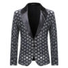 S27cabb0dc3ee4ad188cd2864911a4759E.jpg Fashion Men Luxurious Sequin Plaid Suit Jacket Gold / Silver Singer Host Stage Party Loose Dress Blazer Coats