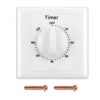 S28ce79fd597049d8a5b4398f7190e2c98.jpg 1pc AC220V Electronic Mechanical Timer Switch 86 Panel Countdown Timer Switch Water Pump Power Off Timing Controller Knob Switch