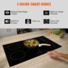S2924b5d12a444d699398dd80444ddda3O.jpg SucceBuy 5 Burners 30/36 Inch Electric Induction Cooktop Stove Hob Built-in Burner Cooker Sensor Touch Control Magnetic Cooker
