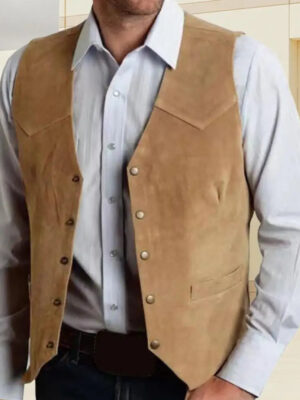 S2947f4d010e6489aac3d59db903f1705Z.jpg Brown Vest Men's Formal Business Suit Waistcoat Groomsmen For Wedding New Cowboy