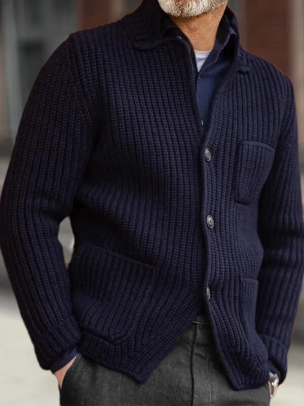 S2a4a034635154506874d520d0d63b4faQ.jpg Cardigan Men's Sweater Button-Down Vintage Knit Cardigan Sweater Coat Men Thick Warm Knitted Sweaters Outwear Coat Autumn Winter