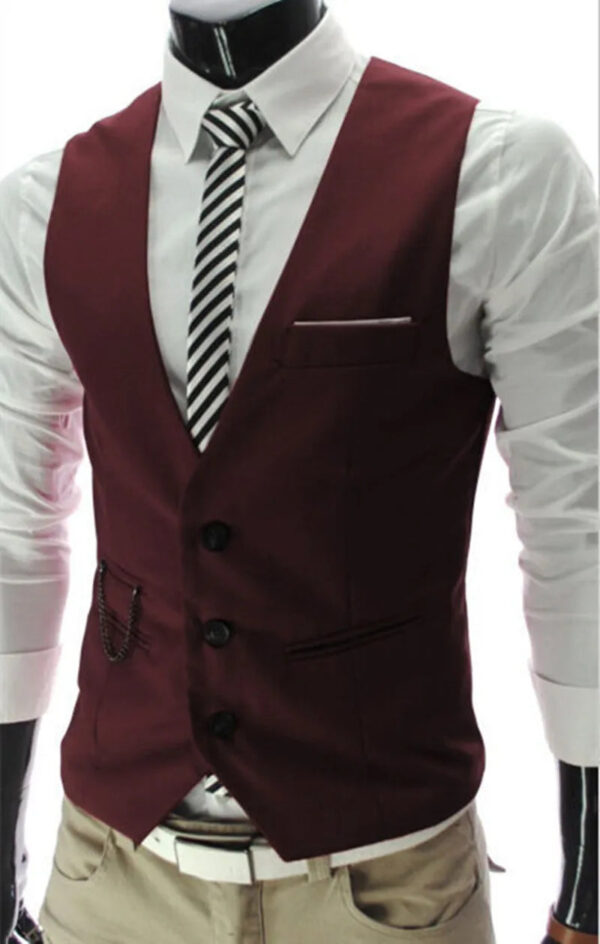 S2aa8e978978c451d82c8c6002181a864y.jpg 7XL High Quality Dress Vests For Men Slim Fit Mens Suit Vest Male Waistcoat Gilet Homme Casual Sleeveless Formal Business Jacket