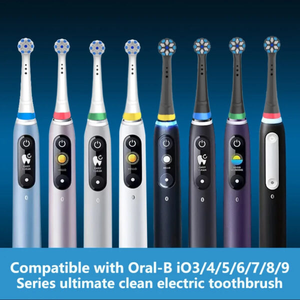 S2ae086d3164e4cb88929a7f012d56e91P.jpg Toothbrush Head Compatible with OB iO Brush Heads Electric Toothbrush Replacement Heads for IO 3/4/5/6/7/8/9/10,4 Pack