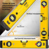 S2ae6235761334b9ab99f7e56123dba481.jpg 300/400/500mm Spirit Level Magnetic Torpedo Level Tool with 3 Vials Aluminum Shockproof Bubbles Level Measuring Instruments
