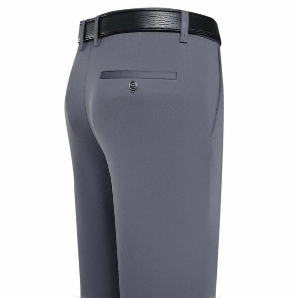 S2b1d79d8d6f14de3ae3e60040ad892c23.jpg Suit Pants Men Business Casual Trousers Formal Dress Straight Pants Elastic Black Navy Blue Male Clothing