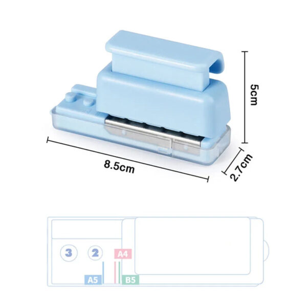 S2b6c07283346418aaeac6c4866bc1afeT.jpg Fromthenon 5 Holes Puncher Loose Leaf Notebook Paper Mini Puncher Loose-leaf Binding Student Office Stationery Supplies