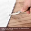 S2ba5d5480ca84d27bd9d0c10f99776fbj.jpg 1/2Pcs Multifunctional Portable Staple Remover Tools Flat Staplers Puller Outdoor Stainless Steel Silver Dismantling Tool
