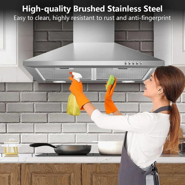 S2c2ff6f7e89c497b8234e818c878fd94J.jpg SNDOAS 60 cm Stainless Steel Wall Mounted Duted/Ductless A++ with Filters Led Light, 350m³/h 3 Speed range Hood