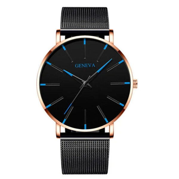 S2c692668b1f6430a9120ad156df3a6faw.jpg Top Brand Fashion Minimalist Ultra-thin Watch Men's Business Stainless Steel Strap Steel Mesh Quartz Watch Relogio Masculino