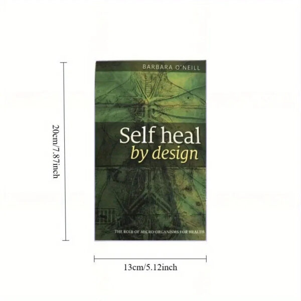 8855 Inspirational Self Help Book  Guide to Microbiome Science and Mental Health | Nature Inspired Decorative Notebook Notes