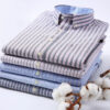 S2cec77bf7c3943458a50527255d1e0ffC.jpg New in shirt Cotton long-sleeve shirts for men slim fit formal plain tops single pocket solid color office tops fashion clothes