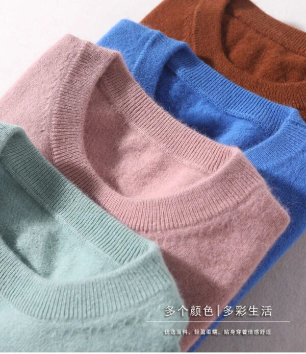 S2cfe68ee05f54e55b6cbc30091acb816Y.jpg Autumn Winter Men Cashmere Sweater O-neck Soft Warm Pullovers Male Loose Knitted Shirt Korean men's winter blouse