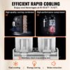 S2dad128fbfd3423fa52b092749e254ce3.jpg SucceBuy 2 3 Tanks Commercial Beverage Dispenser Ice Tea Drink Machine 304 Stainless Steel Juice Dispenser for Restaurant Hotel
