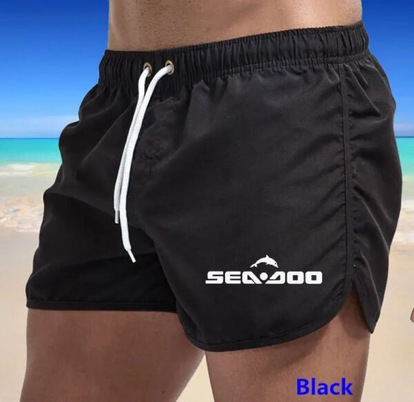 S2dbc293f237640768f501bac8ced30afU.jpg Summer sea Doo Casual Shorts Men Boardshorts Breathable Beach Shorts Comfortable Fitness Sports Short Pants Male bermudas