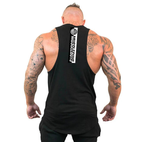 Summer Breathable Cool Feeling Cotton Hurdles Blank Tops High Quality Cotton Mens Casual Sleeveless Gym Fitness Muscle Tank Top