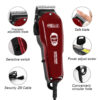 S2e32ff05f02a4196a4b219588103ddcd9.jpg WALUX Professional Men's Hair Clipper Classic Red 10W Powerful Corded Trimmer with Adjustable Taper Lever Hair Cutting Tool