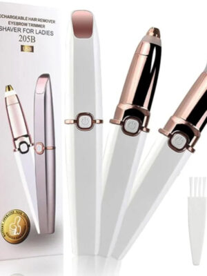 2 in 1 Face Shaver and Eyebrow Trimmer Rechargeable Lips  Facial Hair Remover Women Electric Portable