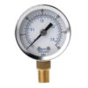 Utility Pressure Gauge 0-30psi 0-2bar Low Pressure Hydraulic Gauge Dual Scale Pressure Gauge 1/8" BSPT thread for Fuel