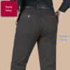 S2e6a38c4e389436c83d1129132b75955B.jpg New Arrival 100% Cotton Summer Autumn Men's Casual Pants Fashion Solid Black Beige Gentle Thicken Trousers Brand Smart Suit Pant