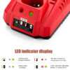 S2e7114e0e3bf42d5b4526dec55fb97c7f.jpg Battery Charger For Milwaukee M12 N12 Lithium-Ion Battery 3A fast charging Replacement 48-11-2401 48-11-2402 C12B C12BX