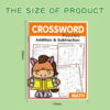 S2ee1ec37b23f48a89e329015f21a31edk.jpg 32 Pages Crossword Puzzles Addition Subtraction Math Workbook For 3-8 Ages