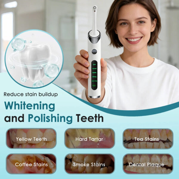 S2eeb7d9495c44169860675823fde24a0b.jpg Electric Ultrasonic Dental Scaler 5 Modes Tooth Cleaner Calculus Tartar Remover Teeth Stain Cleaner Oral Care Teeth Cleaning Too