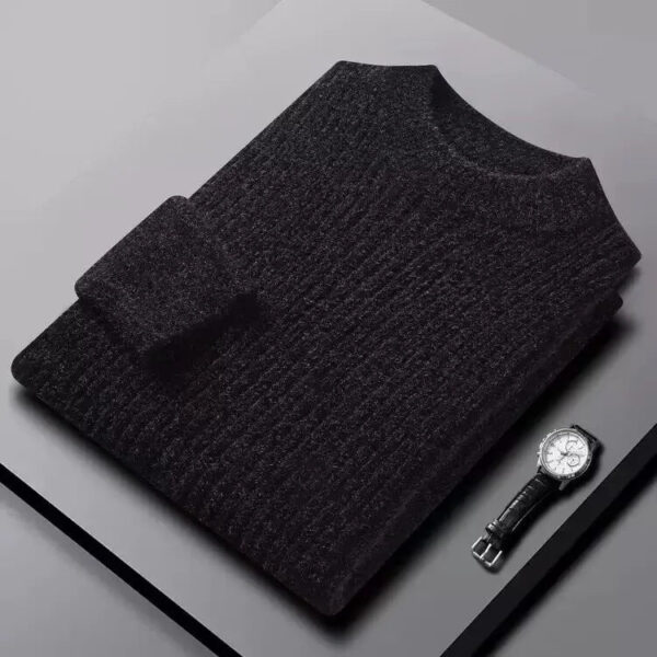 S2f357da0592043798287f929da122eadg.jpg 2026 New Men's Thick Warm Sweater Winter Knitted Turtleneck Pullovers Male High Neck Solid Slim Fit Soft Sweaters for Men Tops