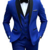 S306629c66e3f414891bde6d0ad38b7601.jpg White Slit Mens Suits 3 Piece Black Shawl Lapel Casual Groom Tuxedos for Wedding Groomsmen Suits Men 2025 (Blazer+Vest+Pant)