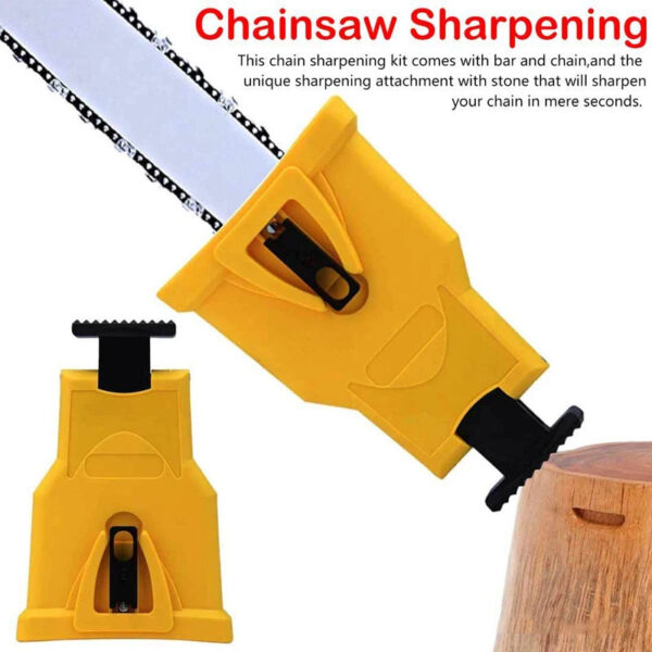 S3266093d6f4341eb91bd3c131b3533e70.jpg Portable Chainsaw Sharpener Bar-Mount | Fast Grinding Tool for Chainsaw Chain | Woodworking Essential Upgraded Design