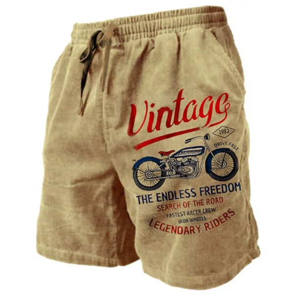 S33404bf081ad4e9bb03c5fe674fdf13at.png Vintage Motorcycle Pattern Beach Short For Men Fashion Casual Summer 3D Printed Swim Trunks Loose Trend Streetwear Short Pants